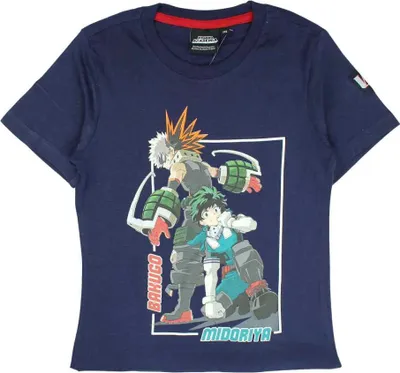 Produktbild von Anime My Hero Academia T-Shirt Kurzarm Shirt – Dunkelblau / 152