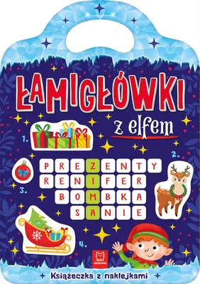 Zdjęcie produktu dla Elfowe Łamigłówki – Kreatywna Książeczka do Zabawy i Nauki dla Młodych Odkrywców!
