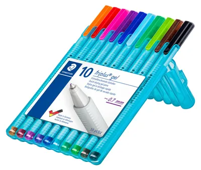 Image de STAEDTLER® 462 SB10 Roller à encre gel triplus, boîte de 10