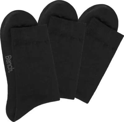 Produktbild von Bench Socken 3 -teilig 3x schwarz Größe 39/42