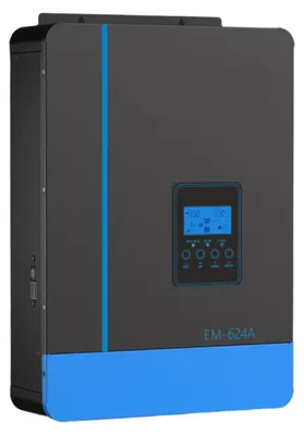 Imagen del producto de Inversor híbrido para energía solar, 48V a 220V, 6200W, onda sinusoidal pura, con cargador MPPT y conexión Wi-Fi