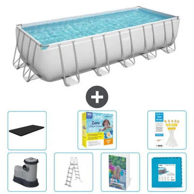 Produktbild von Bestway Power Steel Rechteckig - 640x274x132 cm - 8-teilig  S566