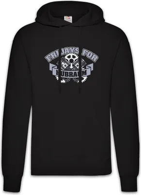 Produktbild von Urban Backwoods Fridays For Hubraum, Herren Hoodie, Farbe: Schwarz, Größe: S