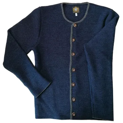 Hammerschmidt Trachten-Strickjacke "Simon" in blau