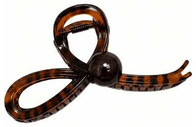 Productafbeelding van Ecarla - Elegante bruine XL-haarspeld, 1 stuk.
