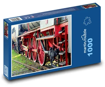 Obrázek produktu pro Puzzle 1000 Parní lokomotiva na kolejích - martinpuzzle