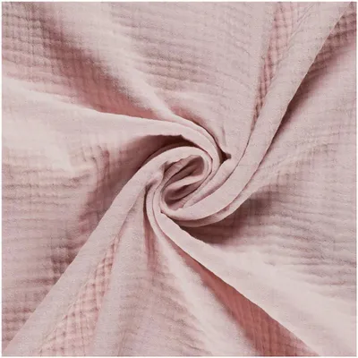 50x130cm Musselin Stoff uni Oeko-Tex zertifiziert Meterware Mulltuch dry rose