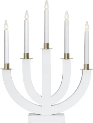 Produktbild von Star Trading 218-75, Leichte Dekorationsfigur, Weiß, IP20, Weiß, 5 Glühbirne(n), E10