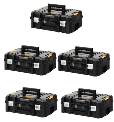 Zdjęcie produktu dla Zestaw 5 walizek DeWALT TSTAK II