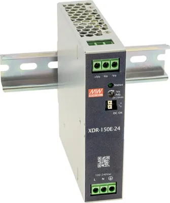 Produktbild von MEANWELL XDR-150E-12 AC-DC-Industrienetzteil Hutschiene 132W 12V 11A