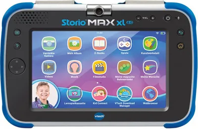 Produktbild von VTech MAX XL 2.0, 8 GB, MicroSD (TransFlash), 32 GB, 17,8 cm (7"), 1024 x 600 Pixel, 6 MP