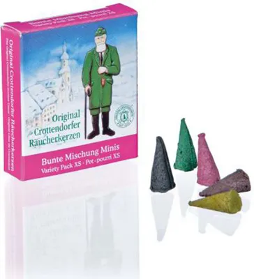 Produktbild von Crottendorfer Räucherkerzen - Bunte Mischung - Minis von Crottendorfer