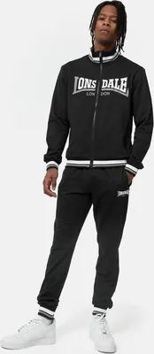 Image de Survêtement homme coupe normale POOLEWE Black/White/Grey M Lonsdale