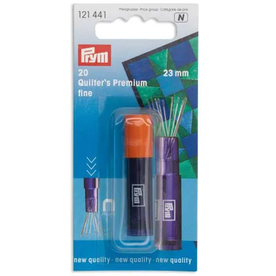 Obrázek produktu pro Quiltovací jehly v zásobníku, jemné, 0,60 x 23 mm