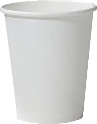 Produktbild von 50 Pappbecher weiß 200 ml Trinkbecher 0,2 l