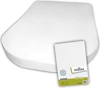 Produktbild von Dexitex Spannbettlaken - Queensbett - Weiß- Bettlaken Wohnmobil aus hochwertiger 100% Baumwolle - - Multi-Stretch - Spannbettlaken Wohnmobil