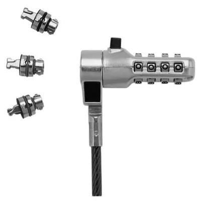 Produktbild von DICOTA D32128, 2 m, Kensington, Nano, Keil, Code, Stahl, Schwarz, Stahl