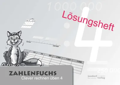 Produktbild von Zahlenfuchs 4 (Lösungsheft)