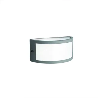 Produktbild von Faro 70696, Wandbeleuchtung für den Außenbereich, Grau, Aluminium, IP54, I, E27