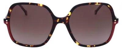Image de Carolina Herrera HER 0244/S Havana red 56/18/140 Lunettes de soleil pour femme