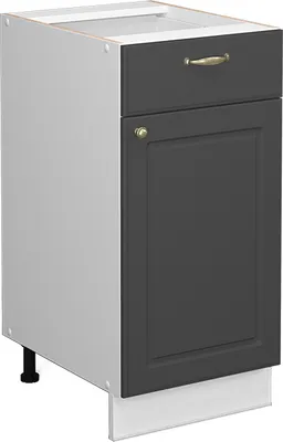Produktbild von Küchenunterschrank Vicco Fame-Line Anthrazit-Gold 40 cm ohne Arbeitsplatte, Model 37962