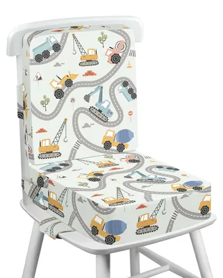 Image de Coussin de siège booster réglable pour enfants avec dossier