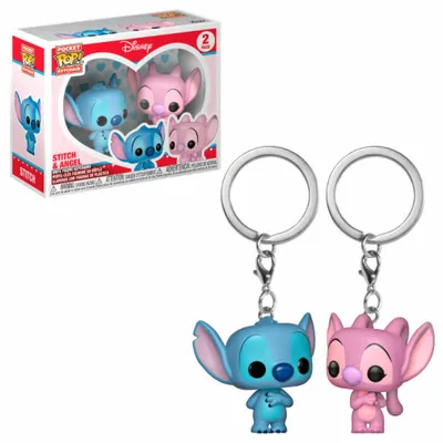 Image de Funko Pop! Disney - Zestaw breloczków Stitch & Angel Pocket POP! 2 figurki