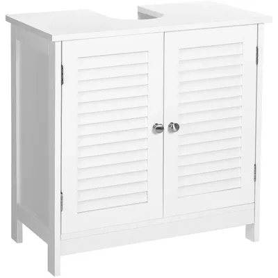 Obrázok produktu pre Skrinka pod umývadlo – kúpeľňové nábytok – biela – 60 x 30 x 60 cm