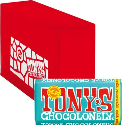 Obrázek produktu pro Tony's Chocolonely - Čokoláda Tony Chocolonely Milk Pennywafel Bar | Piece A 180 gramů | 15 kusů