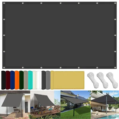 Image de Tissu d'auvent imperméable, 50 x 300 cm, polyester, protection solaire, protection UV