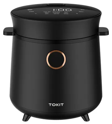 Mini-Reiskocher 1,5 l, 9 Funktionen, Timer, Keramik-Antihaft, für 1-2 Pers.