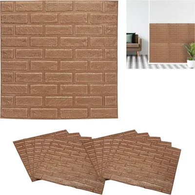 Produktbild von relaxační nástěnné panely kamenného vzhledu v sadě 10 kusů