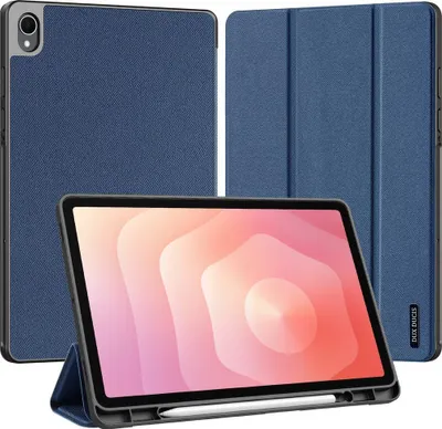 Produktbild von Schutzhülle mit Klappe für Galaxy Tab S11, Dux Ducis Domo, Dunkelblau