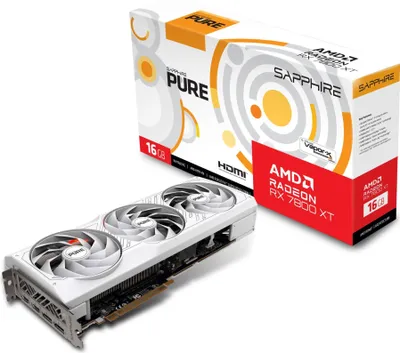 Produktbild von Sapphire VGA 16GB RX7800XT PURE GAMING 2xHDMI/2xDP PURE AMD RADEON RX 7800 XT GAMING 16GB GDDR6