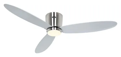 Immagine prodotto di Ventilatore da soffitto ECO PLANO II 132 cromato spazzolato - argento, WiFi con luce