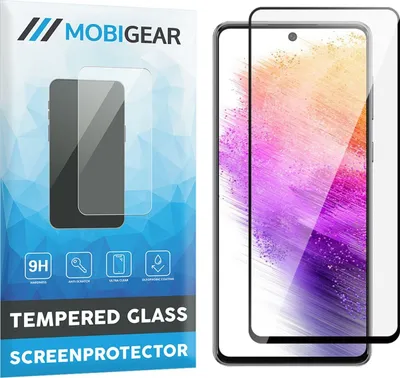 Produktbild von Mobigear Premium  Samsung Galaxy A53 Panzerglas Gehärtetes Glas Displayschutz - Hüllenfreundlich - Schwarz