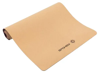 Produktbild von Spokey - "Savasana" Yogamatte, Kork PP8040 (Einheitsgröße) (Braun/Pflaume)
