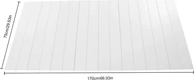 Produktbild von Badewannenabdeckung - Faltbares Wannenbrett - Wasserdicht - Staubdicht - Wärmeisolierend - 75×170 cm - Gelb