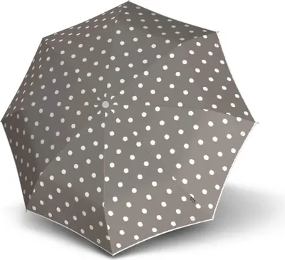 Immagine prodotto di Knirps ombrello tascabile ombrello T.200 Medium Duomatic Dot Art Taupe beige