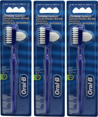 Produktbild von 3x Oral B Zahnprothesenbürste