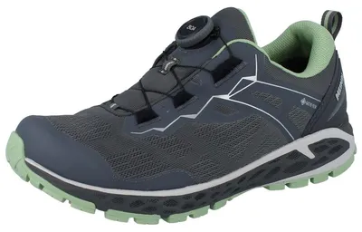 Produktbild von MEINDL Power Walker Damen Trekkingschuhe grau grün ComfortFit - Größe: UK 8