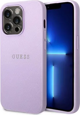 Obrázok produktu pre Guess Guhcp14Lpsasbpu Iphone 14 Pro 6.1 Fialový/Fialový Remienok Saffiano
