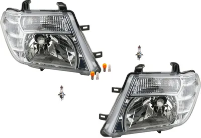 Produktbild von Scheinwerfer passend für Nissan Pathfinder R51 10- Leuchtmittel Satz L R 260605X10B 260105X10B Johns