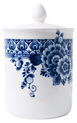Heinen Delfts Blauw – Vorratsdose Paauw Blau groot – Bild 1