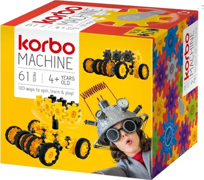 Produktbild von Korbo Machine Bauklötze, 61 Teile