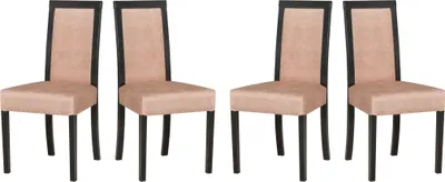 Produktbild von Esszimmerstuhl - Set  4x Roma 3, schwarz, zetta 292