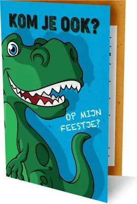 Obrázok produktu pre Pozvánky dinosaurus, 6ks.