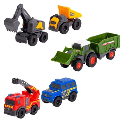 Produktbild von SIMBA Dickie City Set mit 6 Fahrzeugen 374-2016