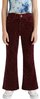 Immagine prodotto di Pantaloni da bambina Desigual in velluto a coste in stile retrò, taglia 110