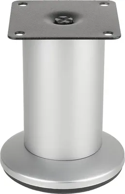 Produktbild von FS001 80 mm verstellbarer Möbelfuß, matt verchromt